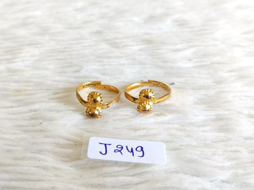 Bague pied vintage - vintage, golden