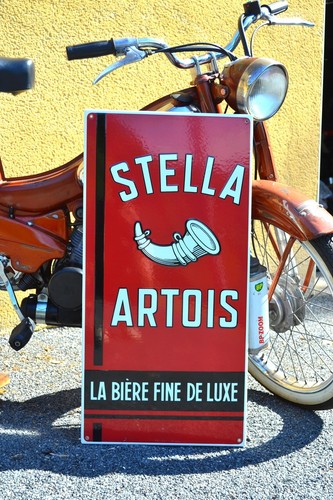 Plaque émaillée stella - plaque,
