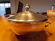 Légumier en métal argenté