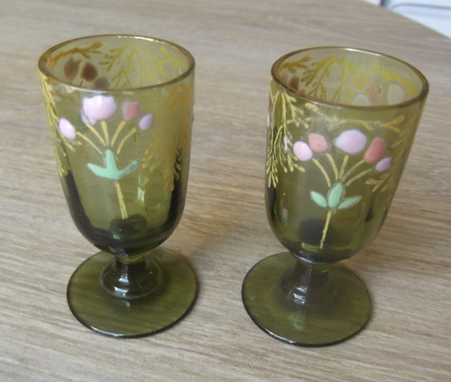 Lot anciens verres à - lot, 2
