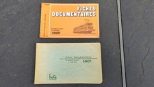ED LOCO REVUE 1977 LOT 2 FICHES DOCUMENTAIRES MATÉRIEL MOTEUR LOCOMOTIVES SNCF