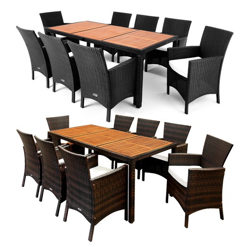 Salon jardin polyrotin 8 - salon,