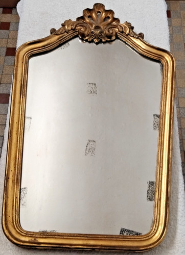 Ancien miroir style louis - louis, xv