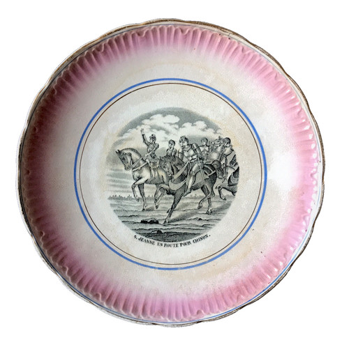 Assiette historiée xix - assiette,