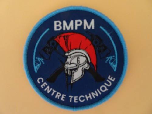 écusson pompier centre