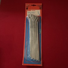 10 piquets de camping 230mm diamètre 4,5mm en acier Cao camping