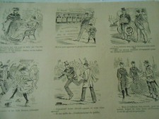 Caricature Vignette 19èm -