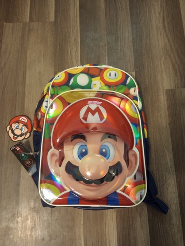 Super mario backpack - mario, 17”