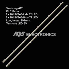 KIT 2 BARRES DE 72 TV LED