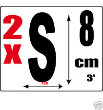 lot 2 lettres [S] Sticker