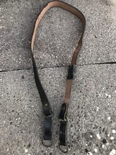 Baudrier cuir pour ceinturon Sous Officier Français Ww1 Ww2 France 1940