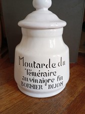 Ancien Pot Moutarde Bornier Dijon