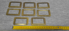 Lot 8 Anciens portes étiquette Laiton, Tiroirs, Quincaillerie, meuble de métier