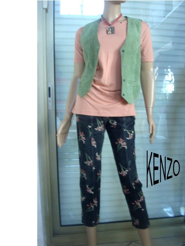 Ensemble pantalon fleuri - pantalon,