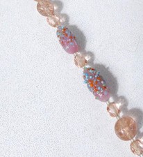 ancien collier perles de verre