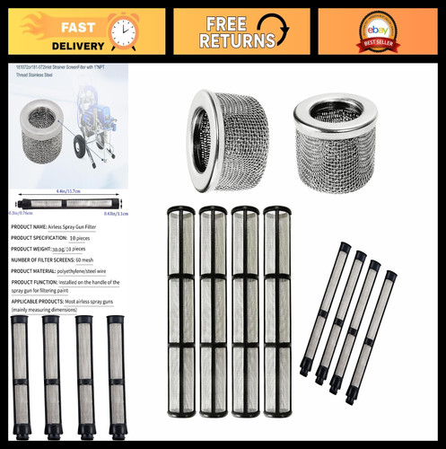 Airless spray filter - airless, screen