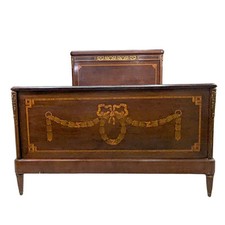 Lit marqueté style Louis XVi