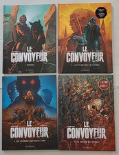 LE CONVOYEUR LOT SERIE COMPLETE FINIE 4 TOMES DONT 3 EO ARMAND ROULOT  en TTBE