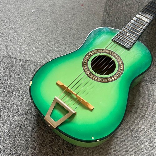 Mini guitare acoustique green - acoustique,