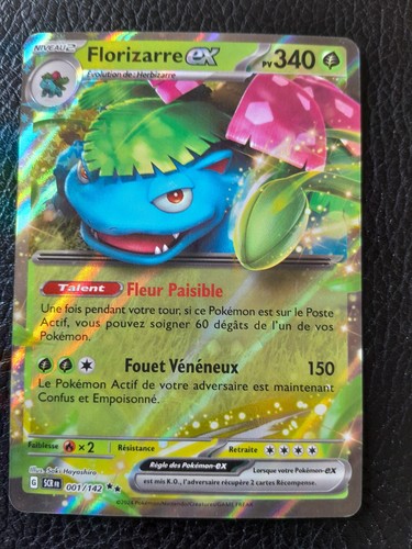 Carte pokémon florizarre - pokémon, ex