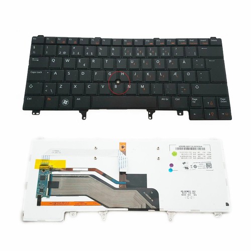 Clavier danois dell - dell, latitude