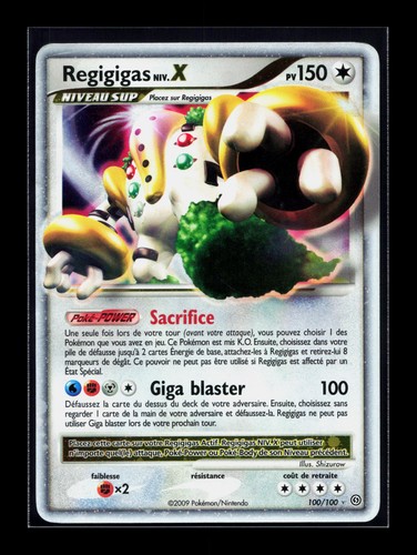 Carte pokémon regigigas niv - carte,