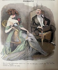 Élégante/Paris/1900/Gravure/