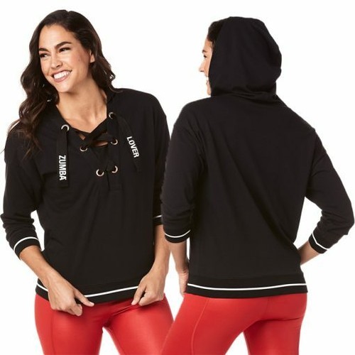 Zumba lover laced pullover - zumba, up