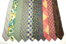 Lot De 10 Cravates En Soie