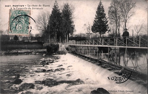 Cpa pontivy la chute - cpa,