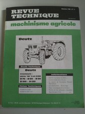 REVUE TECHNIQUE TRACTEUR DEUTZ 7506 8006 9006 10006 13006