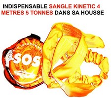 PRATIQUE PETITE SANGLE KINETIC 4M 5T ! DEPANNAGE RALLYE VHC RALLYECROSS FOLCAR