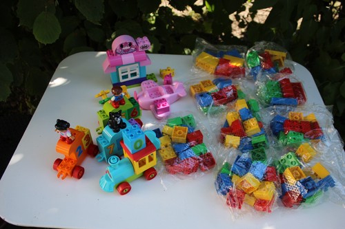 Lot lego duplo brique jaune - lego,