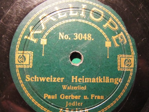 1905 german swiss - german, yodel