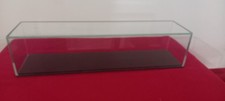 VITRINE CLOCHE DE PROTECTION 50x12x12 , maquette , collection , train ...