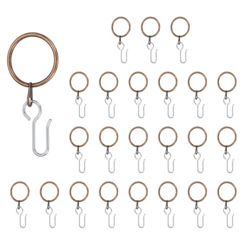 Anneaux rideau métal 24pcs - rideau,