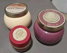 Ancienne Cosmétique Lot 3 Pots Crème Parfumée AVON 