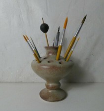 vase en grès pique fleurs