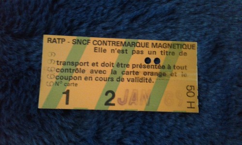 Ticket carte orange transport