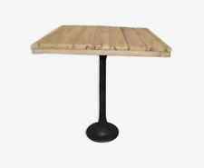 table guéridon de bistrot a fixer au sol 