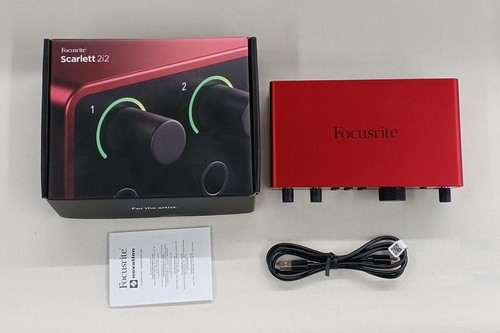 Interface audio usb focusrite - interface,