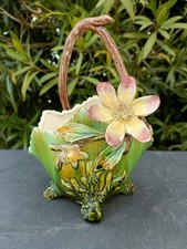 Ancienne Corbeille  Panier en Faience de LONGCHAMP TERRE DE FER