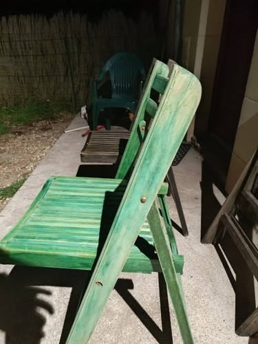 Suite chaises vintage - chaises,
