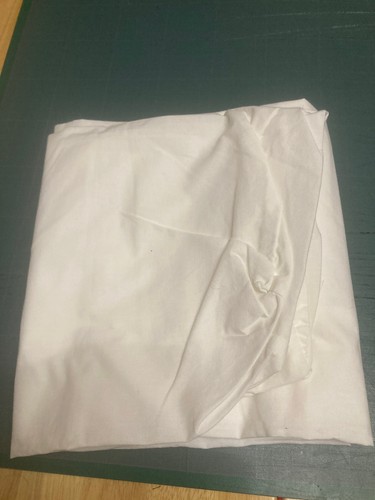 Drap housse blanc 80x180cm - drap,