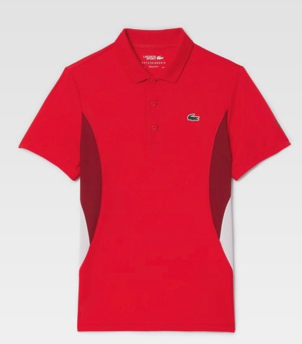 Polo rouge lacoste - polo,