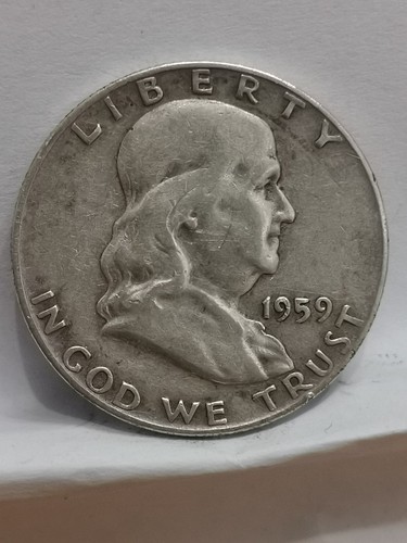 Franklin half dollar - dollar, argent