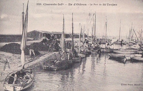 Cpa charente maritime ile - maritime,