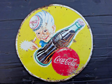 COCA COLA Tôle ancienne