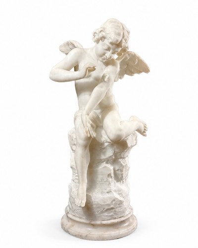 Ancien statue sculpture ange - ancien,