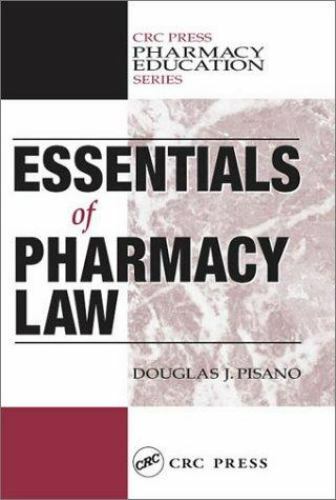 Essentials pharmacy law - of,